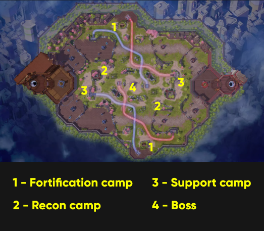 Map in Heroes of the Storm
