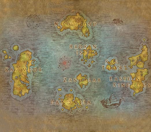 Where to search for WoW realms?