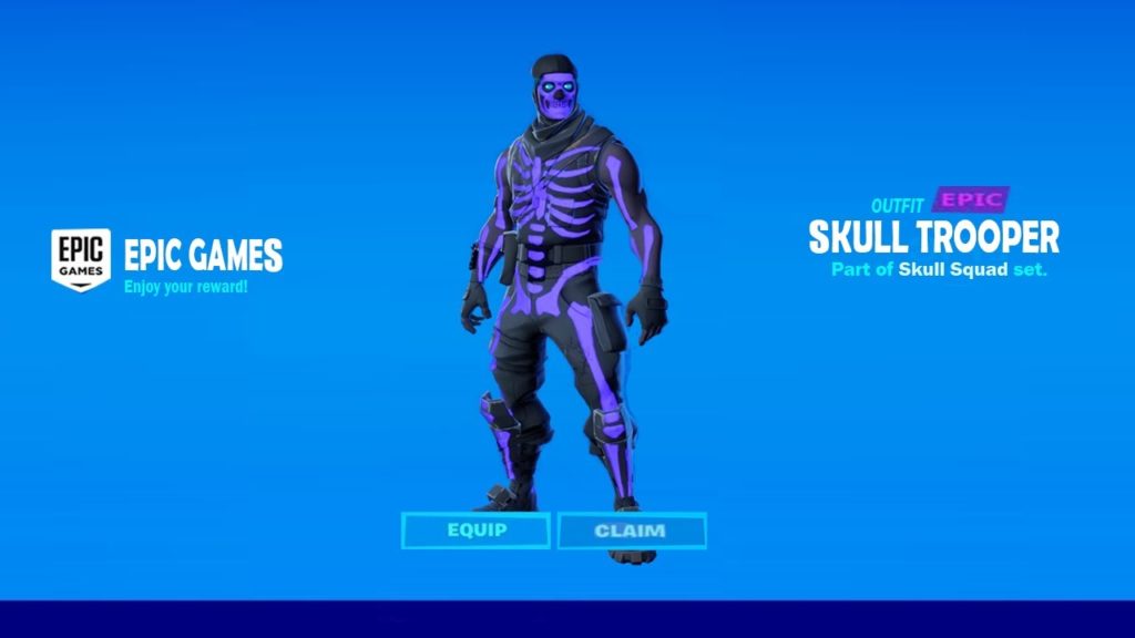 purple skull trooper